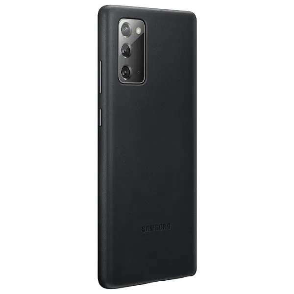 Чехол для смартфона Samsung Galaxy Note 20 Samsung/ Back/ Кожа/ Черный photo 2