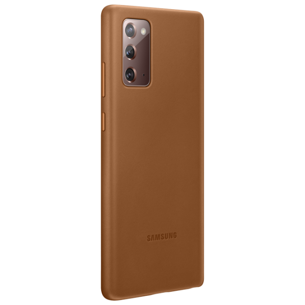 Чехол для смартфона Samsung Galaxy Note 20 Samsung/ Back/ Кожа/ Коричневый photo 2
