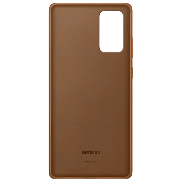 Чехол для смартфона Samsung Galaxy Note 20 Samsung/ Back/ Кожа/ Коричневый photo 4