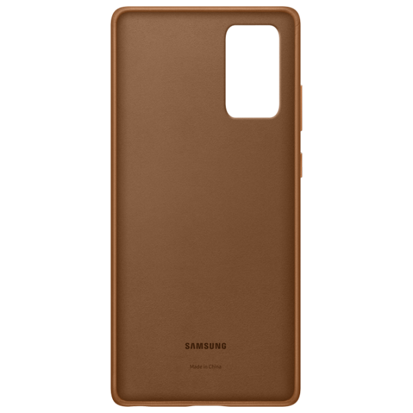 Чехол для смартфона Samsung Galaxy Note 20 Samsung/ Back/ Кожа/ Коричневый photo 4