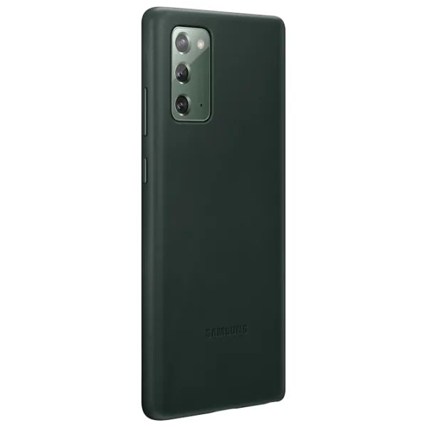 Чехол для смартфона Samsung Galaxy Note 20 Samsung/ Back/ Кожа/ Зелёный photo 2