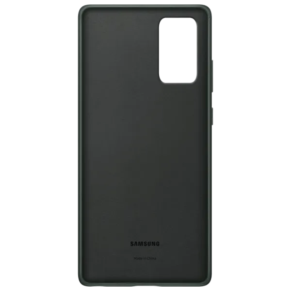 Чехол для смартфона Samsung Galaxy Note 20 Samsung/ Back/ Кожа/ Зелёный photo 4