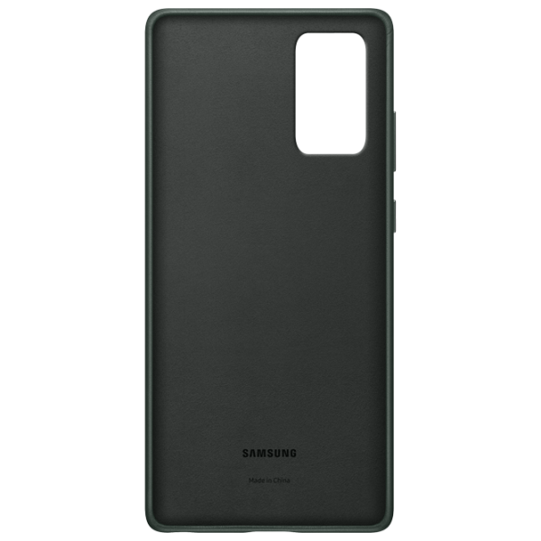 Чехол для смартфона Samsung Galaxy Note 20 Samsung/ Back/ Кожа/ Зелёный photo 4