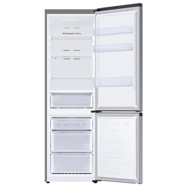 Frigider Samsung RB36T670FSA/UA cu congelator jos 360 l / 193.5 cm / Inox photo 5