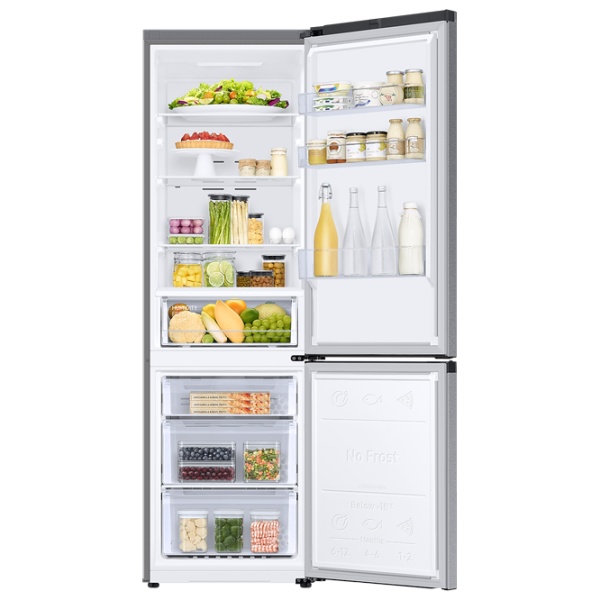 Frigider Samsung RB36T670FSA/UA cu congelator jos 360 l / 193.5 cm / Inox photo 6