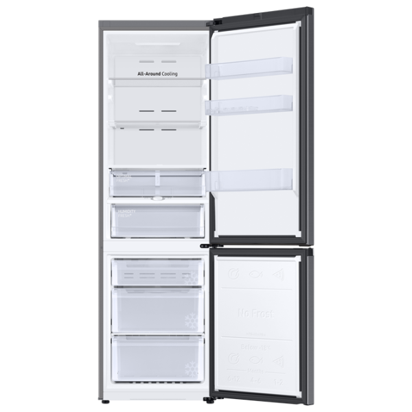 Frigider Samsung RB36T674FB1/UA cu congelator jos 360 l / 193.5 cm / Black photo 3