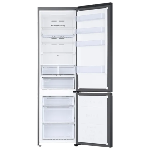 Frigider Samsung RB38T676FB1/UA cu congelator jos 385 l / 203 cm / Black photo 5