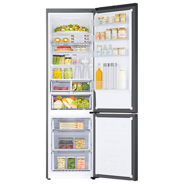 Frigider Samsung RB38T676FB1/UA cu congelator jos 385 l / 203 cm / Black photo 6