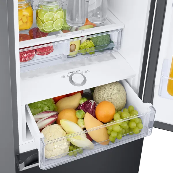 Frigider Samsung RB38T676FB1/UA cu congelator jos 385 l / 203 cm / Black photo 10