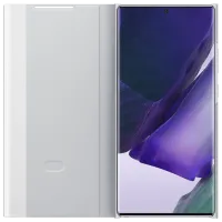 Чехол для смартфона Samsung Galaxy Note 20 Ultra Samsung/ Flip Cover View/ PC/ PU/ Серебристый Белый photo 3