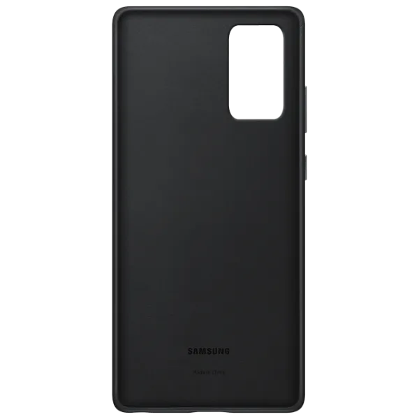 Чехол для смартфона Samsung Galaxy Note 20 Ultra Samsung/ Back/ Кожа/ Черный photo 3