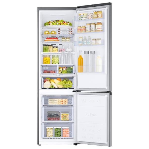 Frigider Samsung RB38T676FSA/UA cu congelator jos 385 l / 203 cm / Silver photo 6