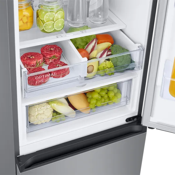 Frigider Samsung RB38T676FSA/UA cu congelator jos 385 l / 203 cm / Silver photo 9