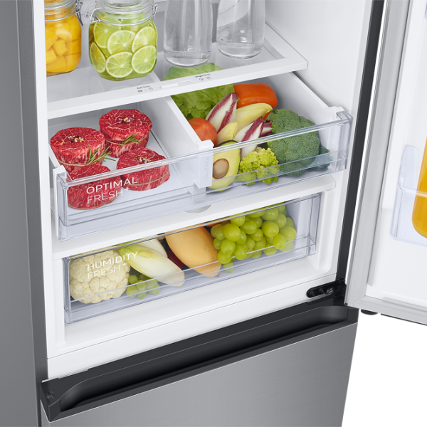 Frigider Samsung RB38T676FSA/UA cu congelator jos 385 l / 203 cm / Silver photo 9