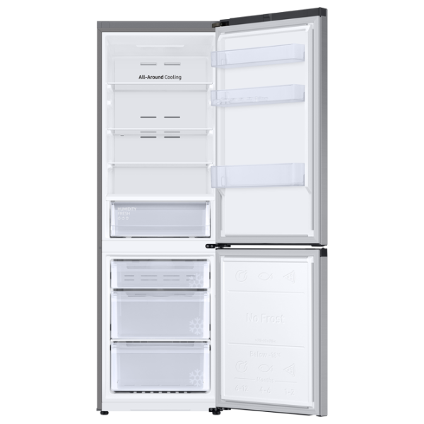 Frigider Samsung RB34T600FSA/UA cu congelator jos 340 l / 185.3 cm / Inox photo 3