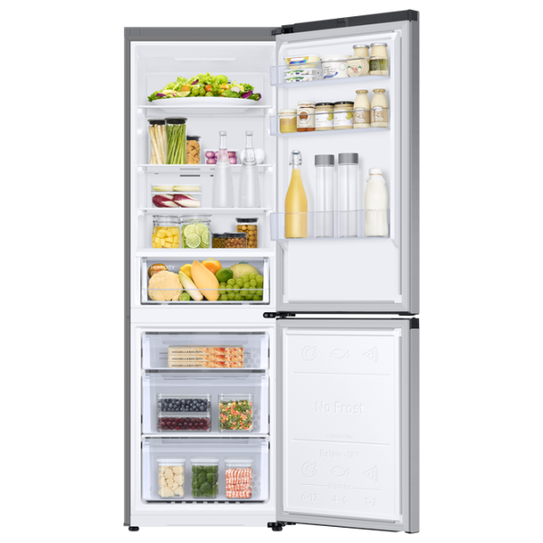 Frigider Samsung RB34T600FSA/UA cu congelator jos 340 l / 185.3 cm / Inox photo 4