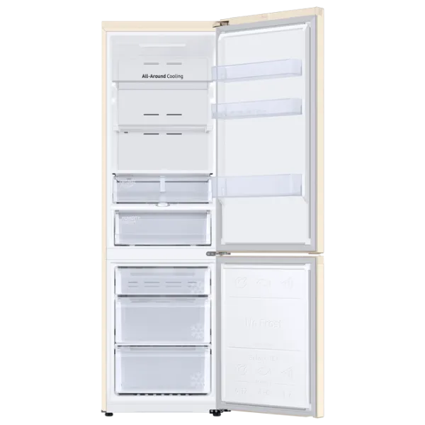 Frigider Samsung RB36T674FEL/UA cu congelator jos 360 l / 193.5 cm / Beige photo 3