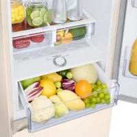 Frigider Samsung RB36T674FEL/UA cu congelator jos 360 l / 193.5 cm / Beige photo 6