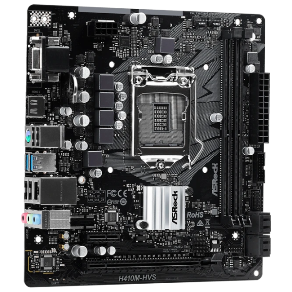 Материнская плата ASRock H410M-HVS mATX/ Intel H410 photo 2