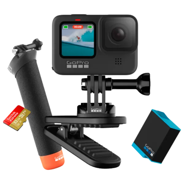 Cameră action GoPro Hero 9 Bundle 20.6 MP / 1720 mAh / Black photo 5