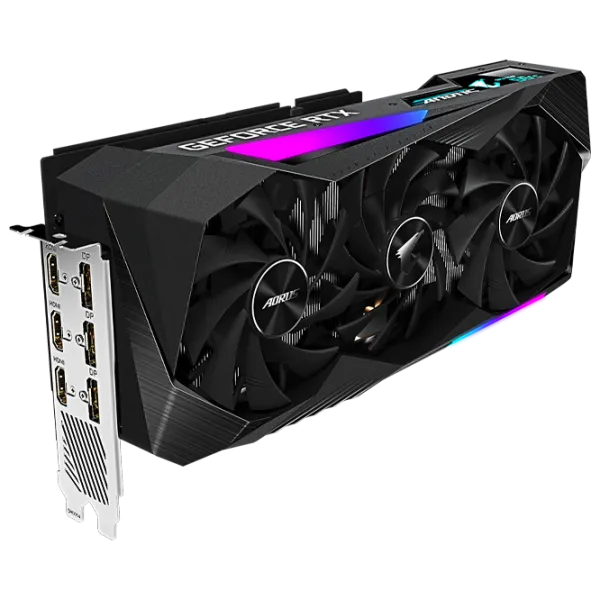 Видеокарта Gigabyte AORUS GeForce RTX 3060 Ti MASTER PCI Express x16 4.0 / 8 ГБ photo 4 Видеокарта Gigabyte AORUS GeForce RTX 3060 Ti MASTER PCI Express x16 4.0 / 8 ГБ photo 4