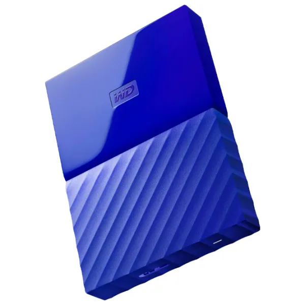 Внешний накопитель HDD Western Digital My Passport 2 ТБ  / Синий photo 2