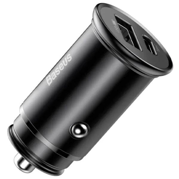 Încărcător auto Baseus PPS Quick Charger 2 A/ Black photo 4