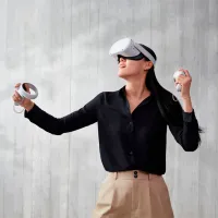 Ochelari VR Oculus Quest 2 64 GB White photo 7