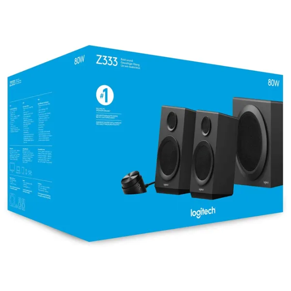 Sistem audio Logitech Z333 40 W/ Black photo 8