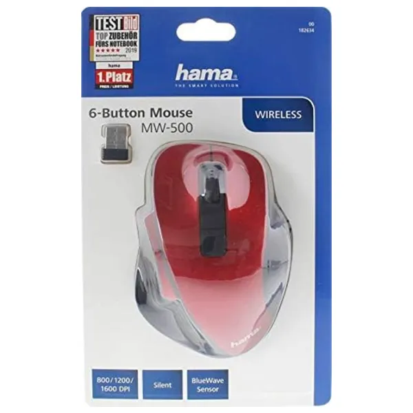 Мышь Hama MW-500 Красный photo 4