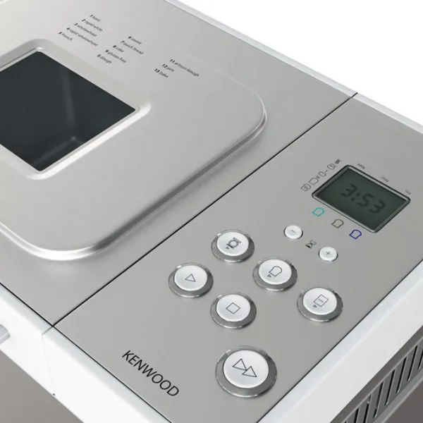 Хлебопечка Kenwood BM 350 645 W/ Буханка/ Белый Нержавеющая сталь photo 4 Хлебопечка Kenwood BM 350 645 W/ Буханка/ Белый Нержавеющая сталь photo 4