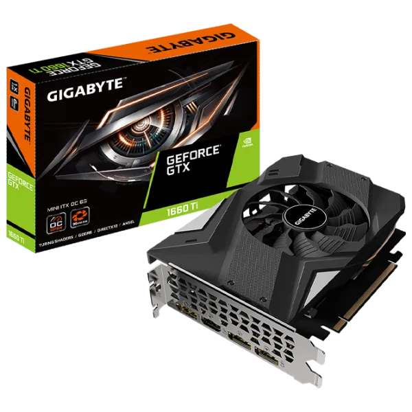 Placă video Gigabyte GeForce GTX 1660 Ti MINI ITX OC PCI Express x16 3.0 / 6 GB photo 5