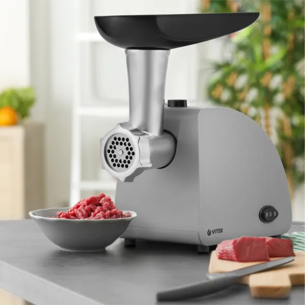 Mașină de tocat carne Vitek VT-3626 1800 W/ 1.8 kg/ min/ Gray photo 5