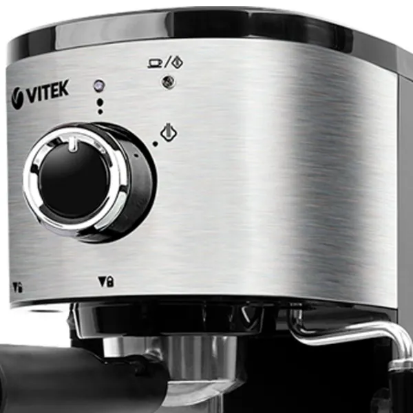 Кофеварка Vitek VT-1501 Рожковая/ 1.25 л/ Серебристый photo 3