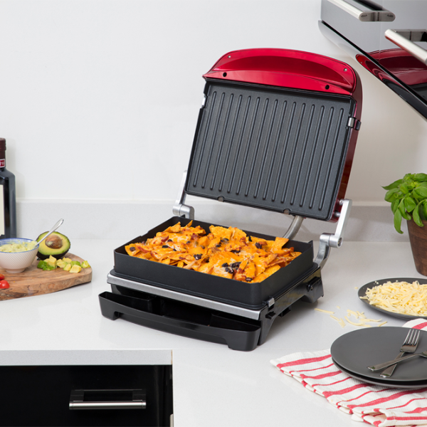 Электрогриль Russell Hobbs 24001-56 Контактный/ 1440 Вт/ Черный Красный photo 6