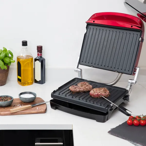 Электрогриль Russell Hobbs 24001-56 Контактный/ 1440 Вт/ Черный Красный photo 7