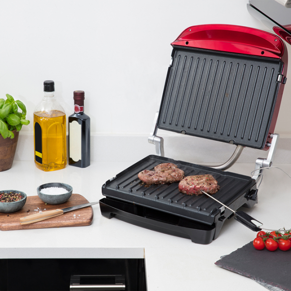 Электрогриль Russell Hobbs 24001-56 Контактный/ 1440 Вт/ Черный Красный photo 7