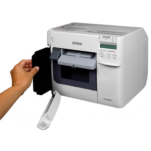 Принтер Epson C3500 ColorWorks Струйный / Цветная / Белый photo 5