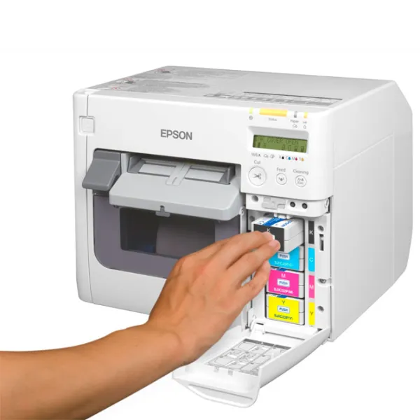 Принтер Epson C3500 ColorWorks Струйный / Цветная / Белый photo 7