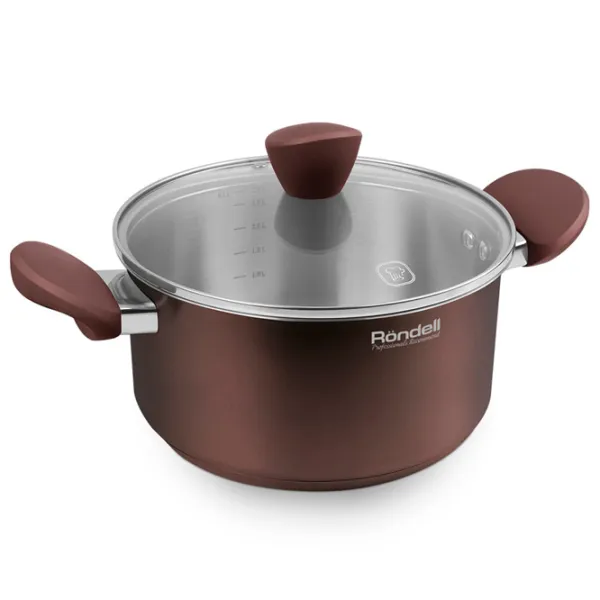 Cratiță Rondell RDS-1031 2 l Oțel inoxidabil/ Brown photo 2