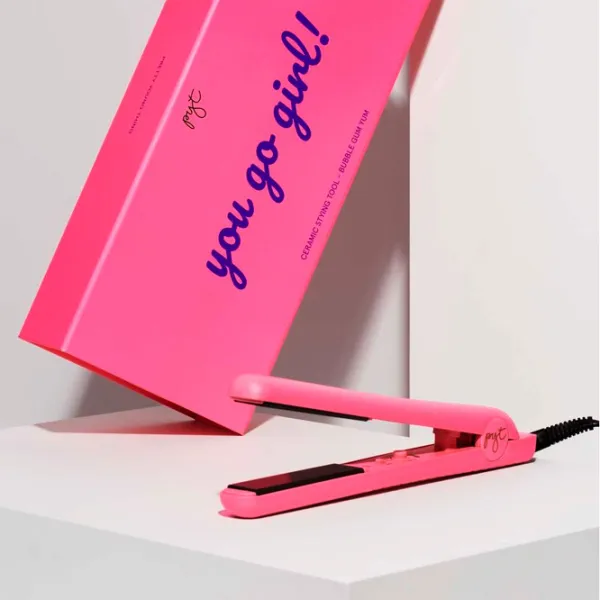 Placă de îndreptat părul PYT Bubble Gum 150 W/ Black Pink photo 5
