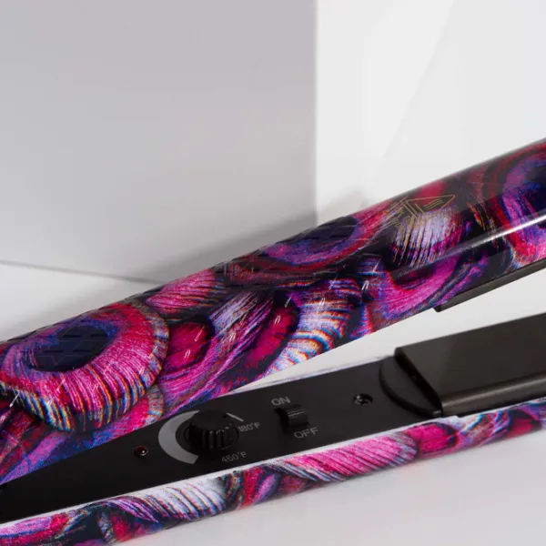 Placă de îndreptat părul PYT Ceramic 105 W/ White Purple photo 3