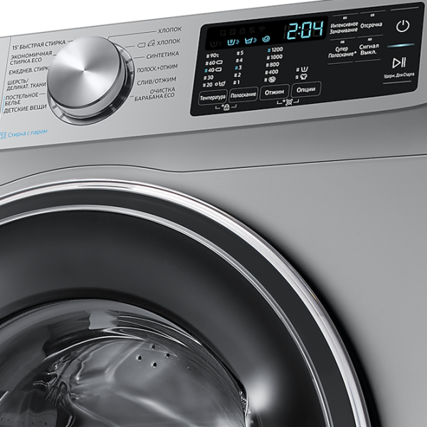 Стиральная машина Samsung WW80R42LXESDLP 8 кг / 1200 об/мин / Серебряный photo 7