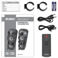 Колонка для вечеринок Sven PS-750 2 x 40 Вт/ Черный photo 20
