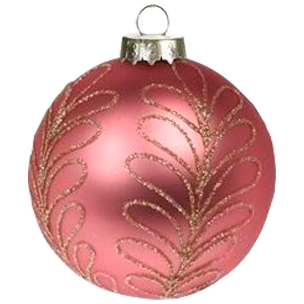 Игрушки для ёлки Christmas 43397 8 см/ Розовый photo 3