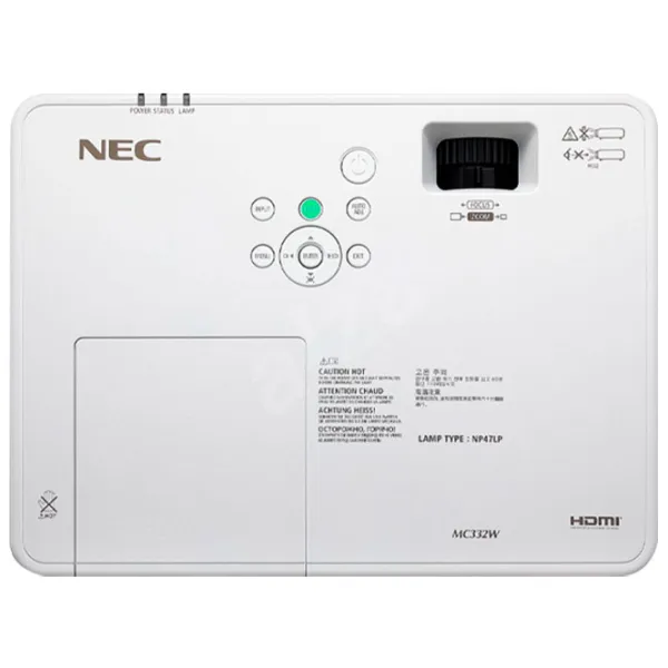 Проектор NEC MC332W Для дома и офиса/ Белый photo 6 Проектор NEC MC332W Для дома и офиса/ Белый photo 6