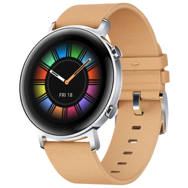 Ceas inteligent Huawei Watch GT2 1.39"/ Fortuna B19V/ Khaki Silver photo 2