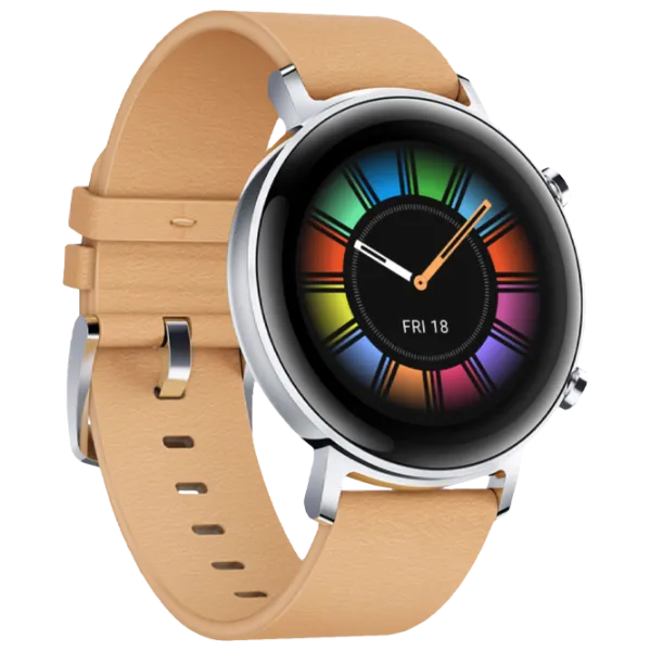 Ceas inteligent Huawei Watch GT2 1.39"/ Fortuna B19V/ Khaki Silver photo 3