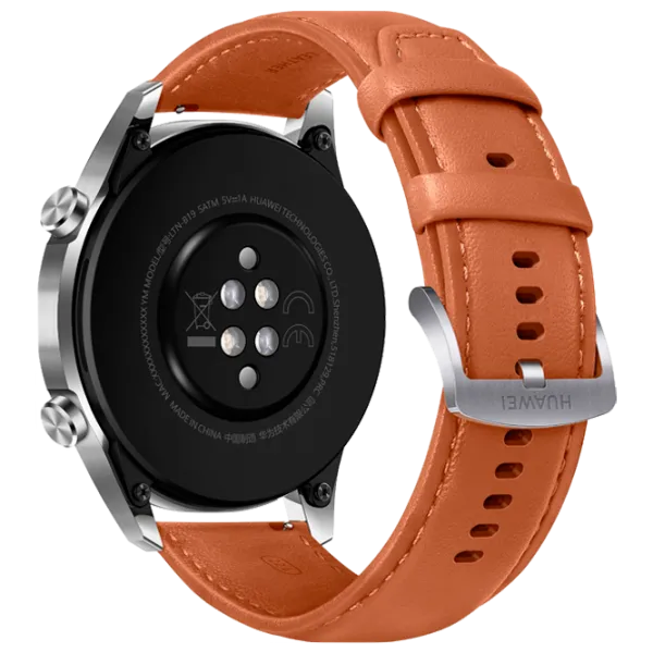 Ceas inteligent Huawei Watch GT2 1.39"/ Fortuna B19V/ Brown Silver photo 3