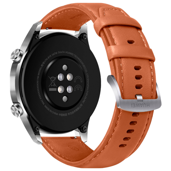 Ceas inteligent Huawei Watch GT2 1.39"/ Fortuna B19V/ Brown Silver photo 3